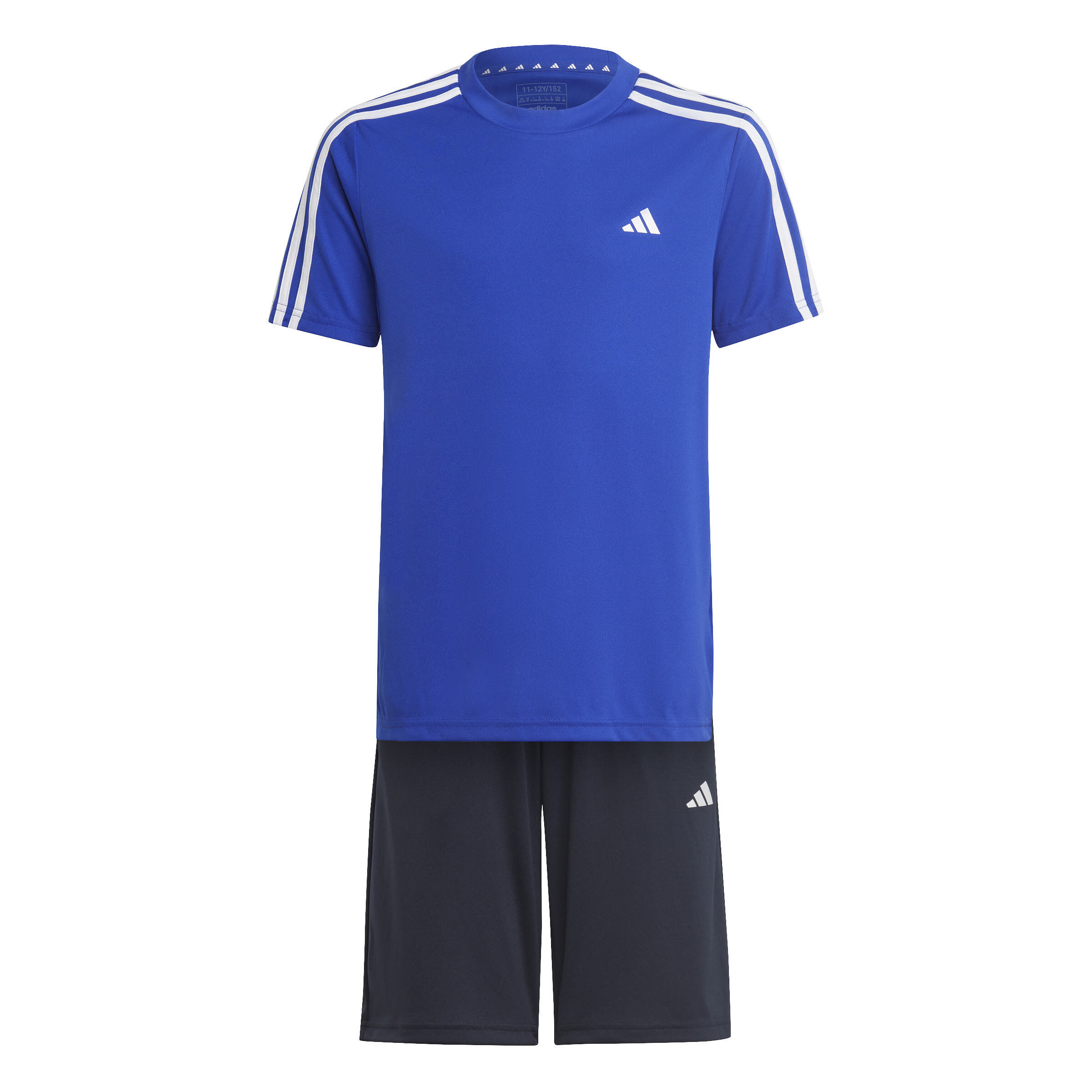 adidas Train Essentials AEROREADY 3-Streifen Regular-Fit Training Set Kinder blau