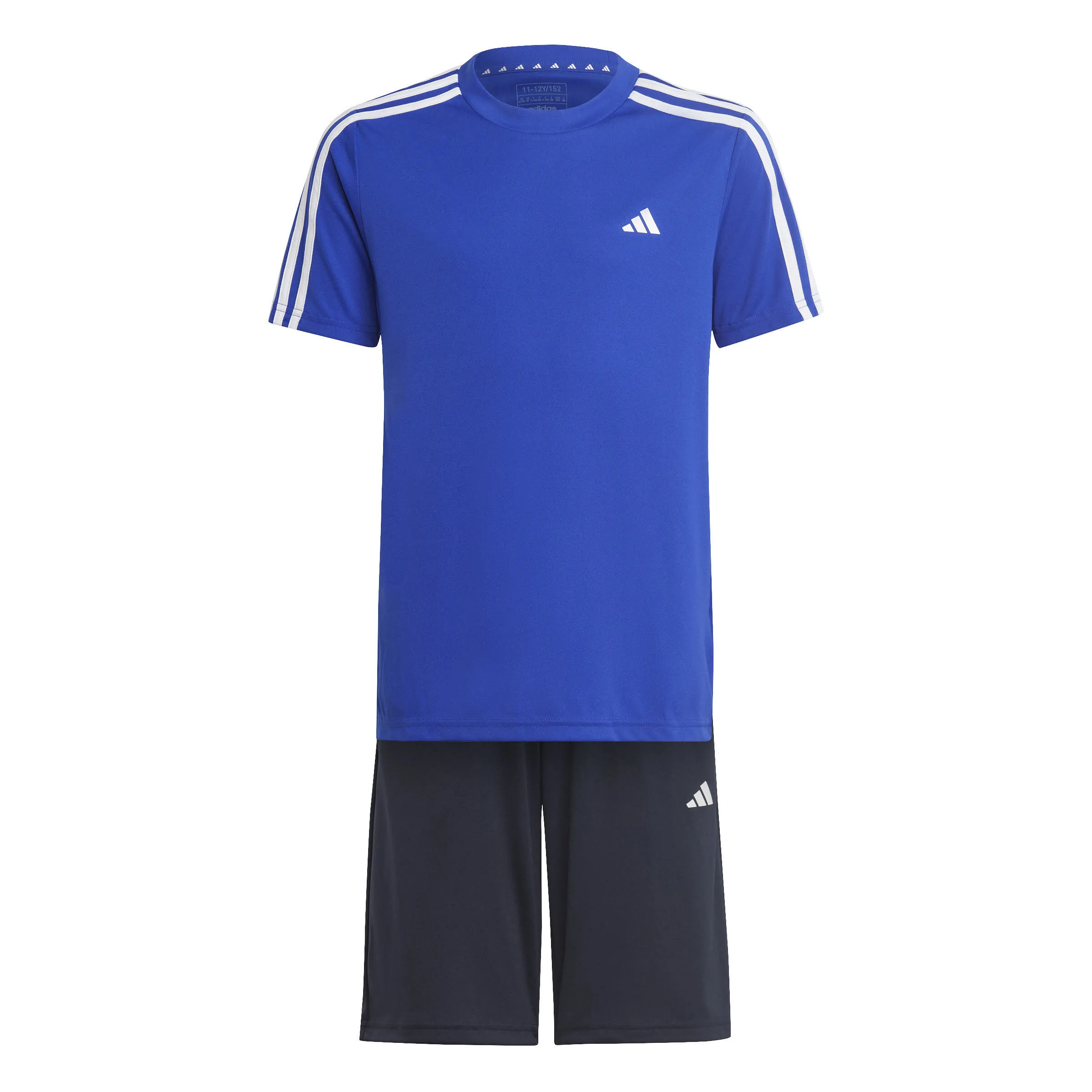 adidas Train Essentials AEROREADY 3-Streifen Regular-Fit Training Set Kinder blau