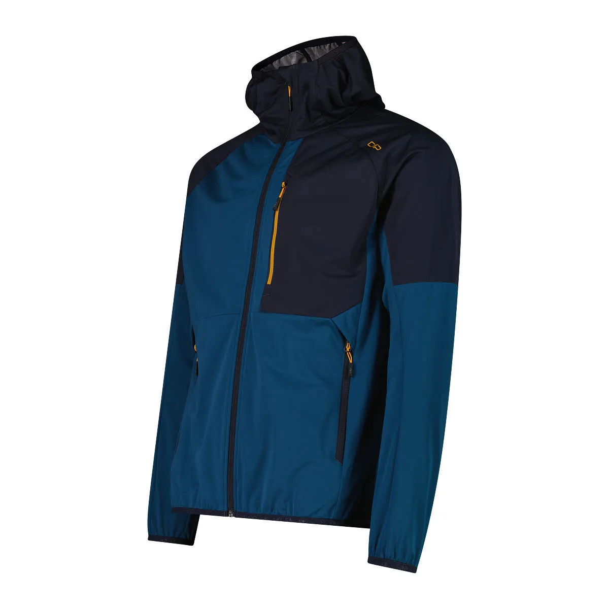 CMP MAN JACKET FIX HOOD Herren Softshelljacke Outdoorjacke petroleum