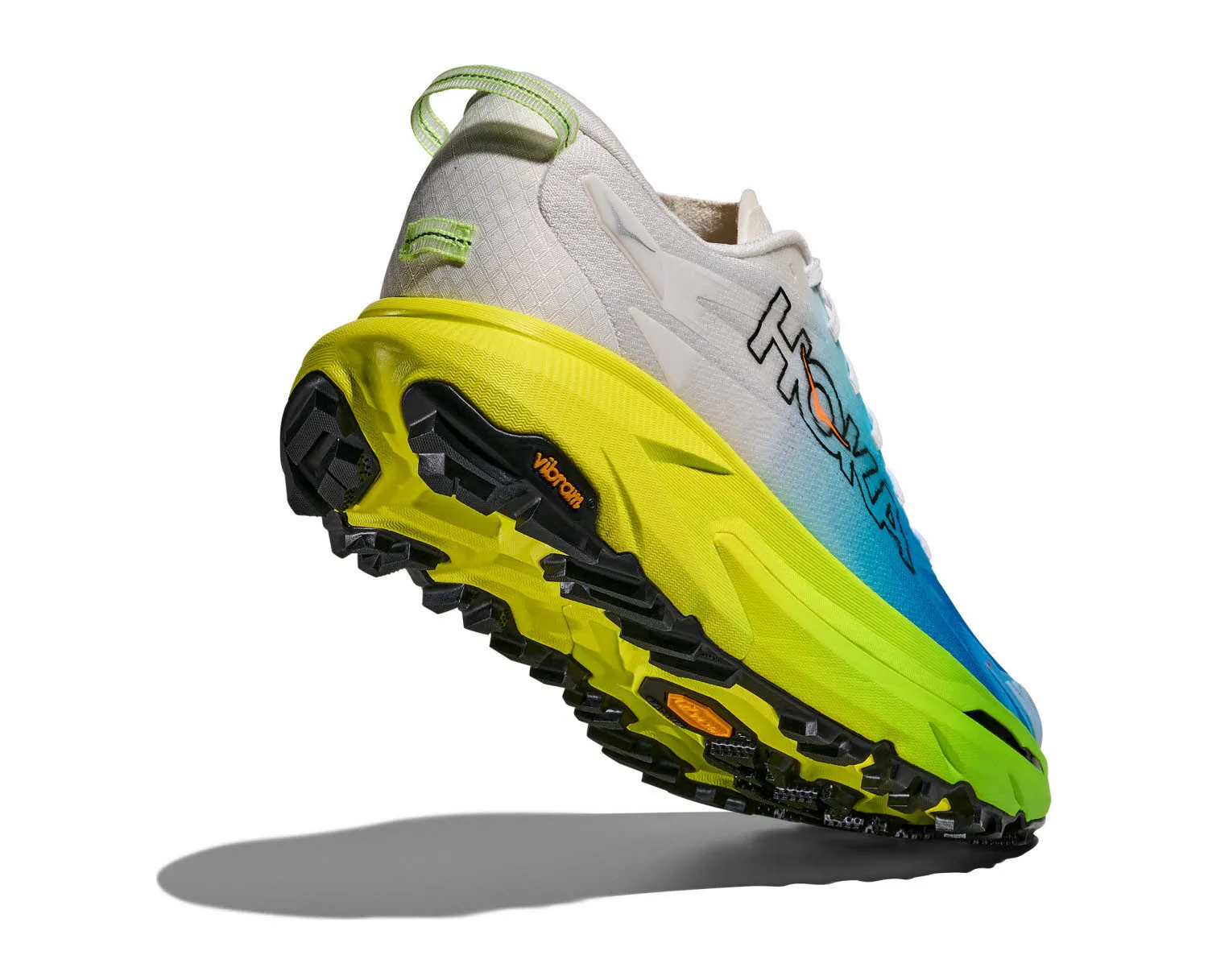 Hoka Mafate 5 Herren Trailrunningschuhe Laufschuhe blau/weiß/gelb