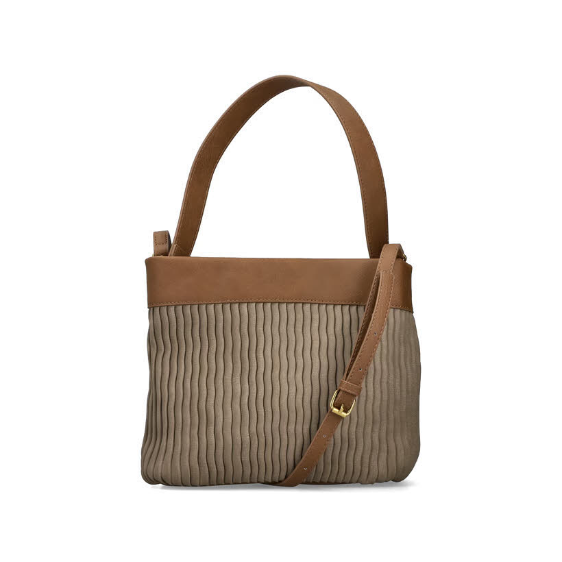 Rieker Umhängetasche Handtasche Damen beige braun