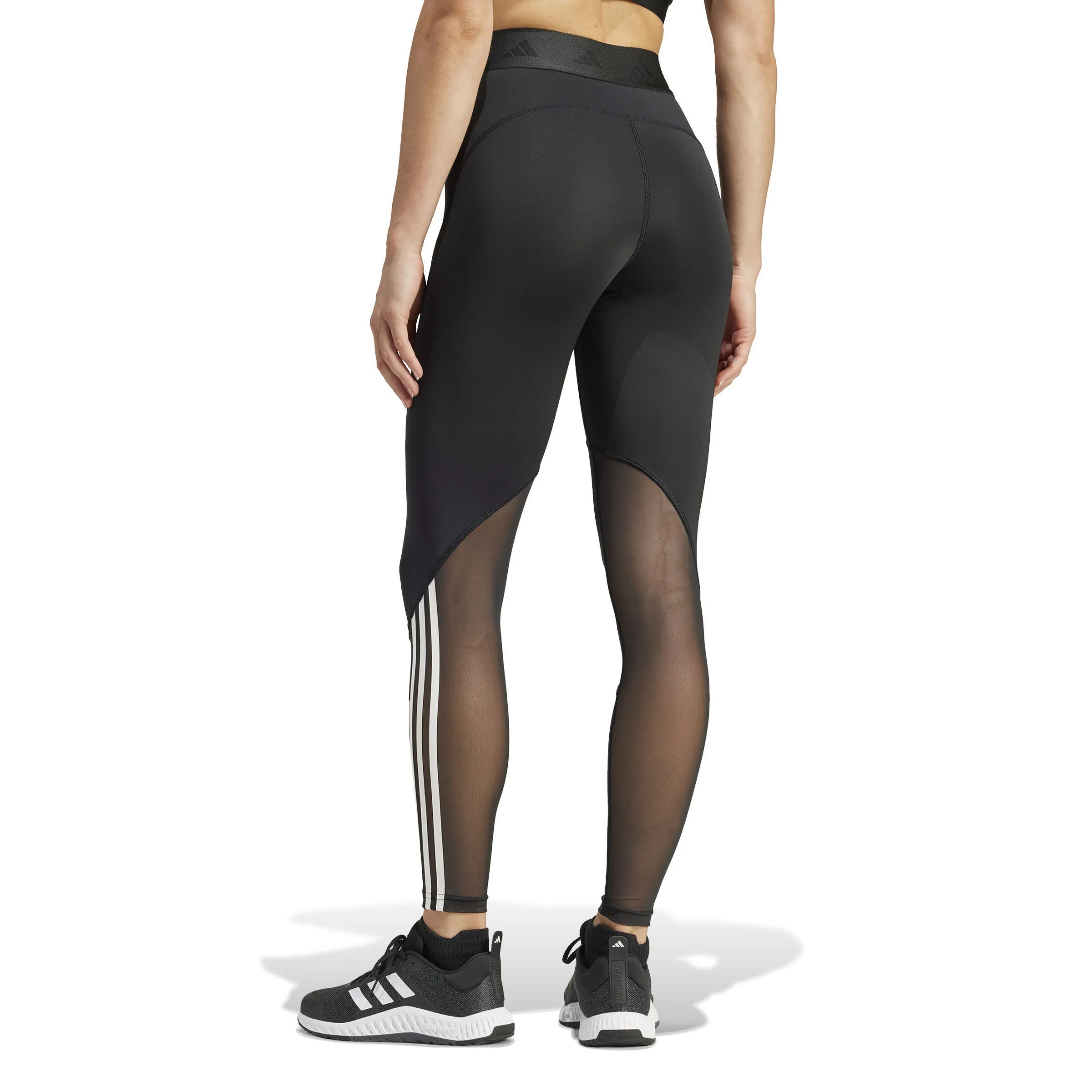 adidas Hyperglam Full-Length Leggings Damen Sportleggings schwarz