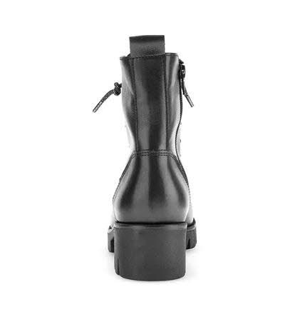Gabor Biker Boots Damen Stiefelette Schnürschuh schwarz Bild 4 Gabor Biker Boots Damen Stiefelette Schnürschuh schwarz