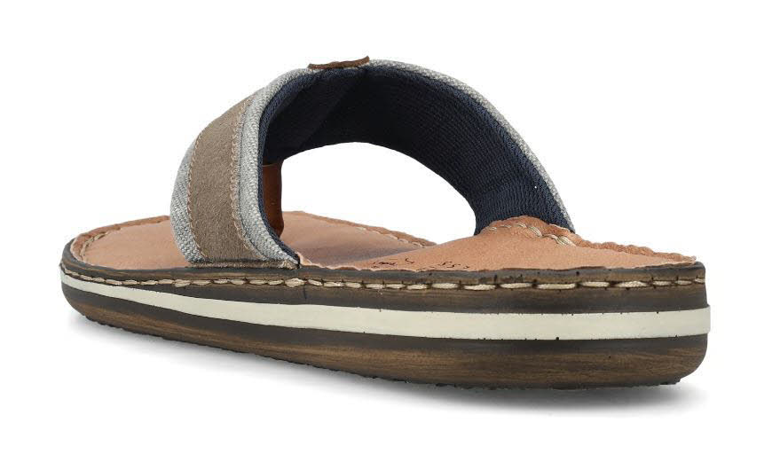 Rieker Herren Flip Flops Zehentrenner braun