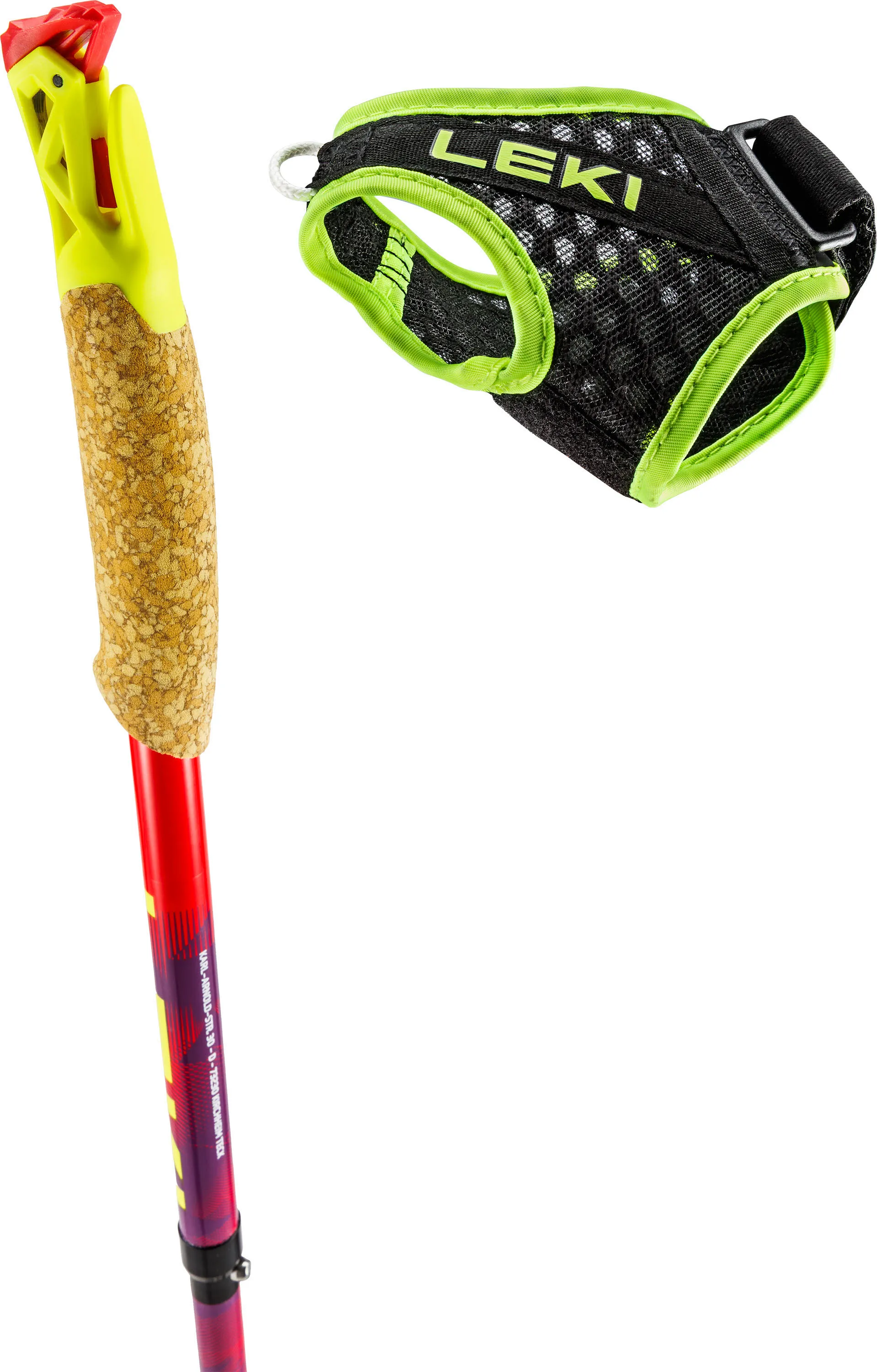 Leki Ultratrail FX.One Unisex Wanderstock rot/violett
