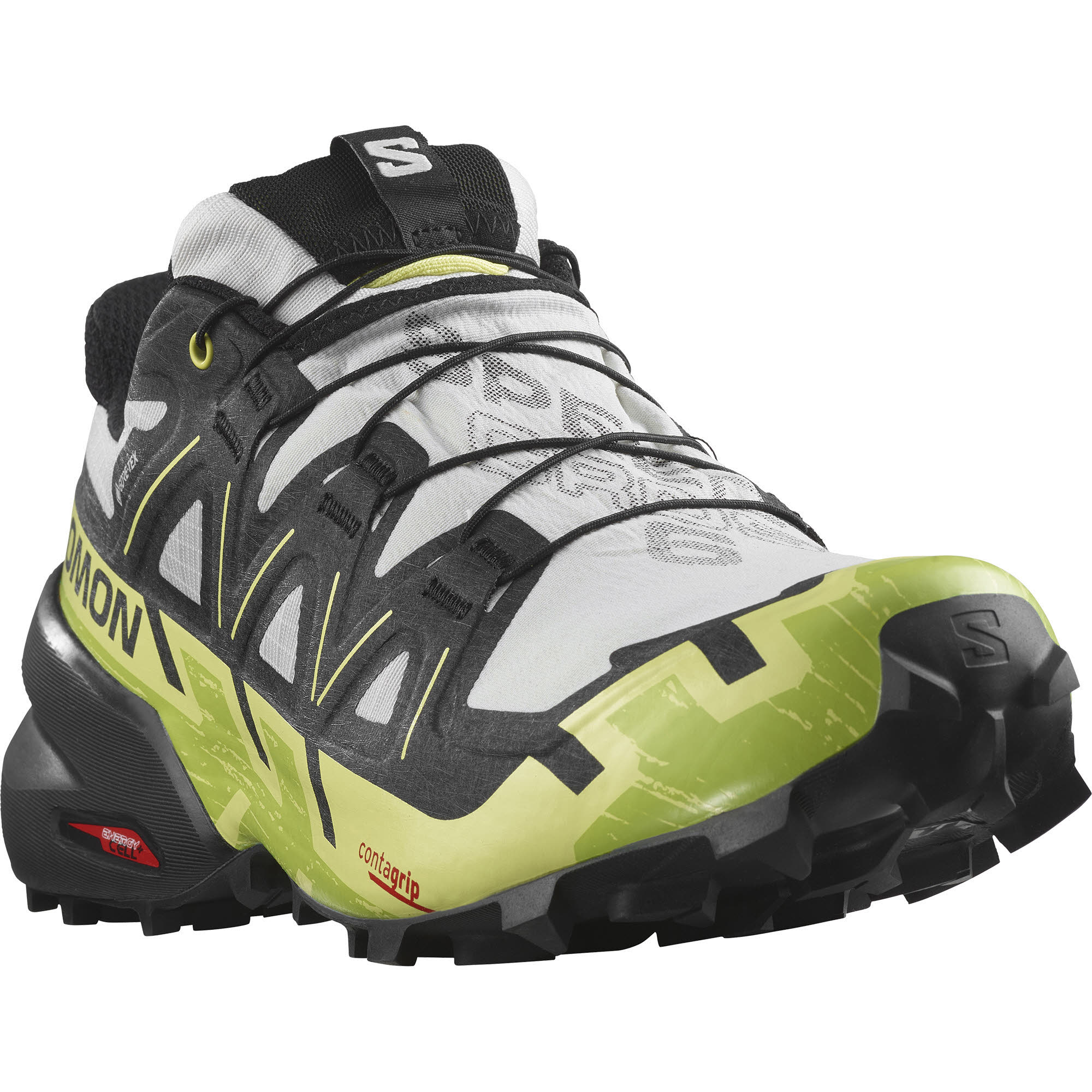Salomon SPEEDCROSS 6 GTX Trailrunning Wanderschuh Herren weiß grün NEU