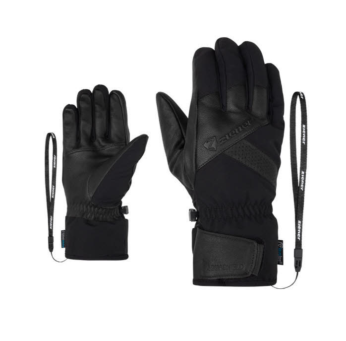 Ziener GETTER AS® AW Ski Alpin Handschuhe Herren schwarz