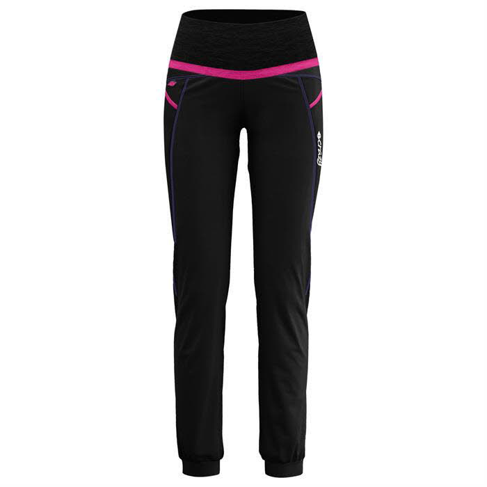 Crazy Idea Pant Exit Damen Thermohose Sporthose schwarz