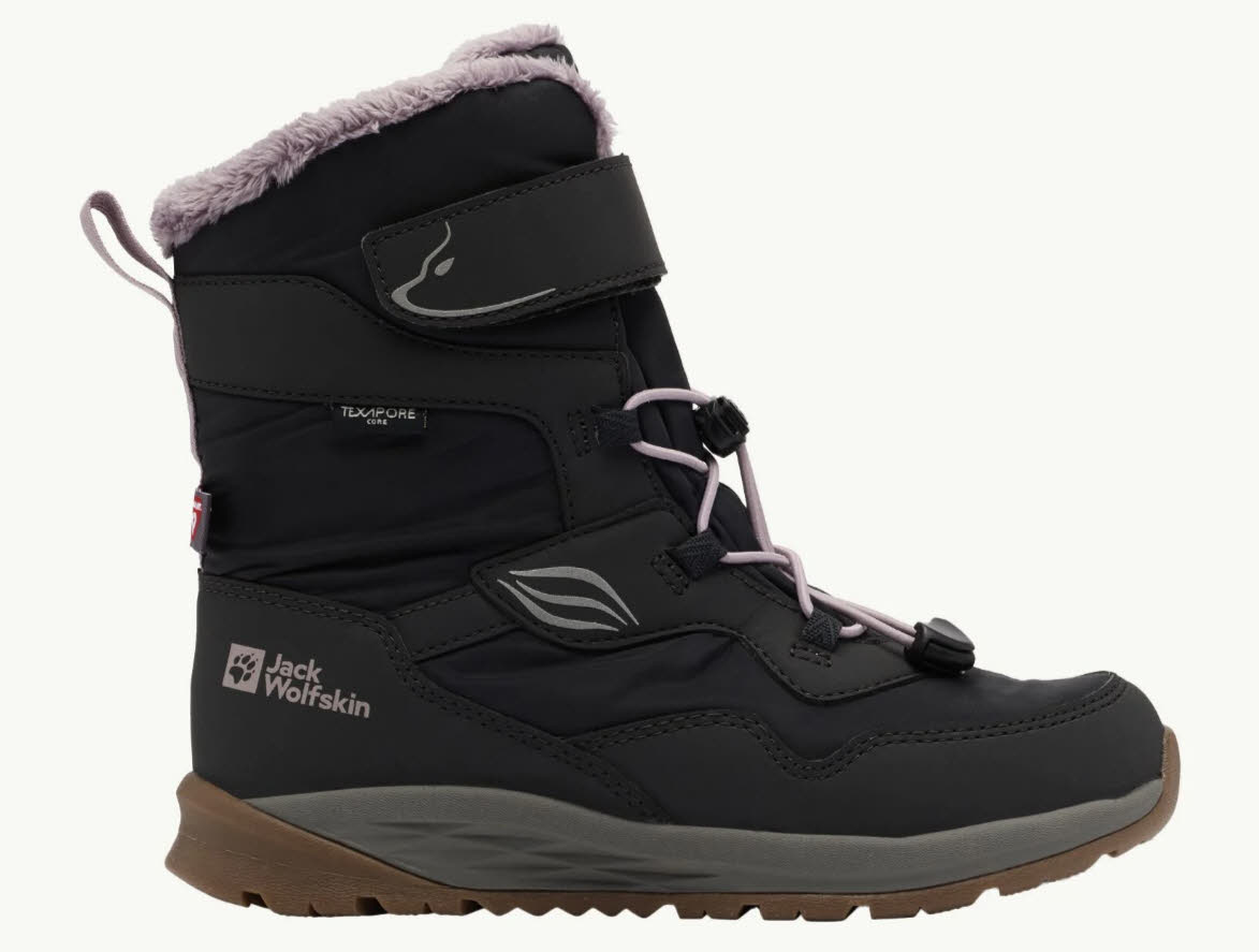 Jack Wolfskin Polar Bear-g Texapore High Vc K Winterstiefel Kinder schwarz