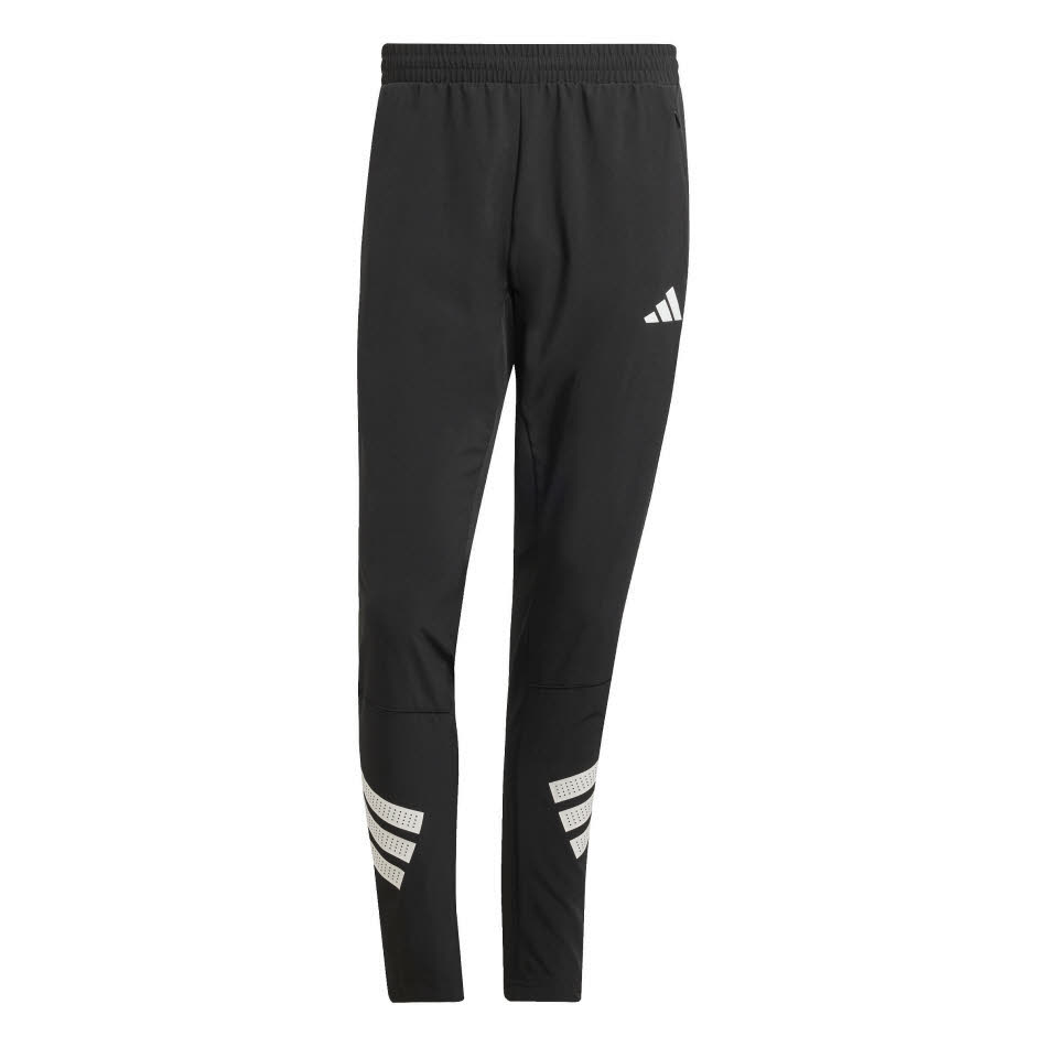 adidas Icon 3-Streifen Woven Herren Trainingshosen schwarz/weiß