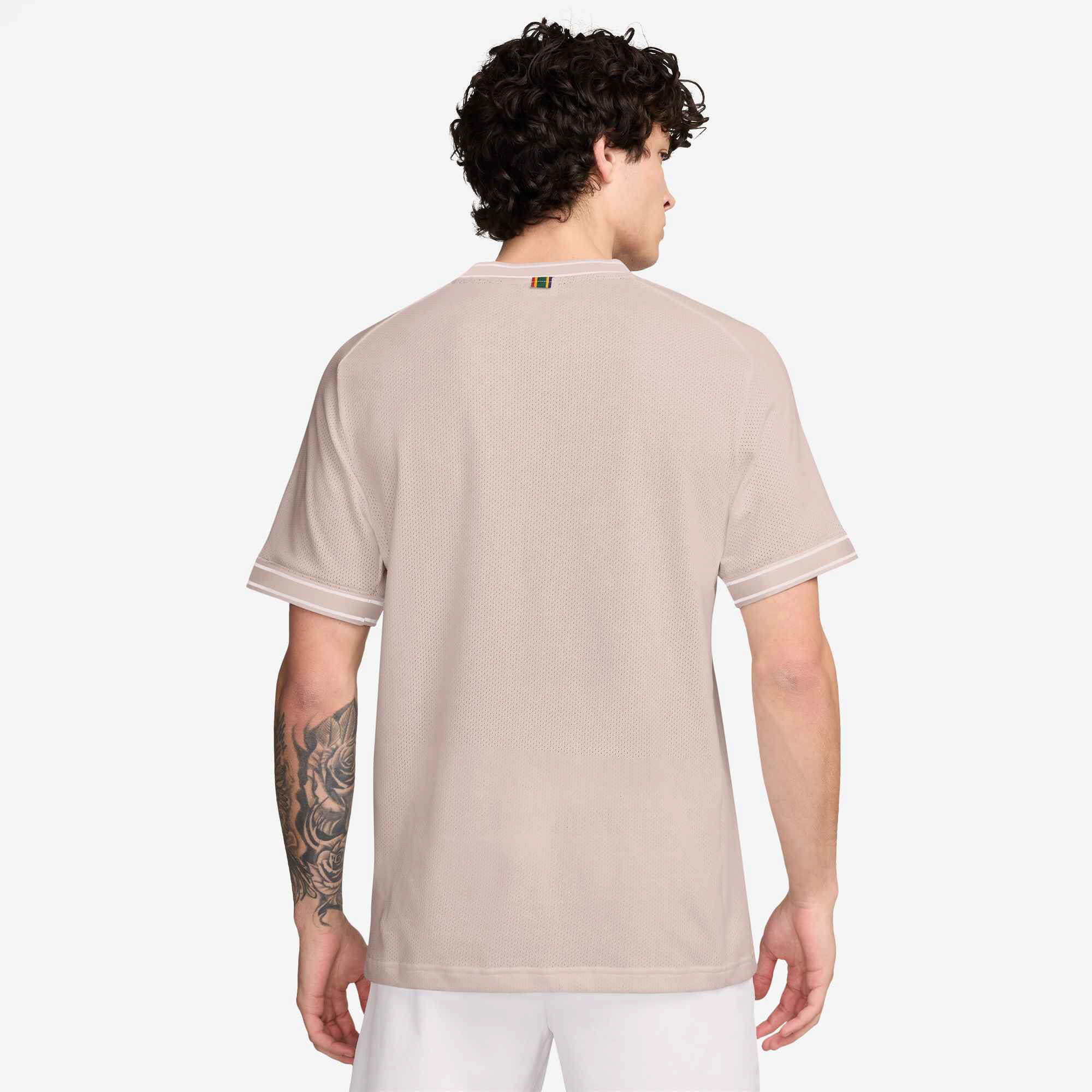 Nike NKCT HERITAGE SS TOP Herren T-Shirt silt red