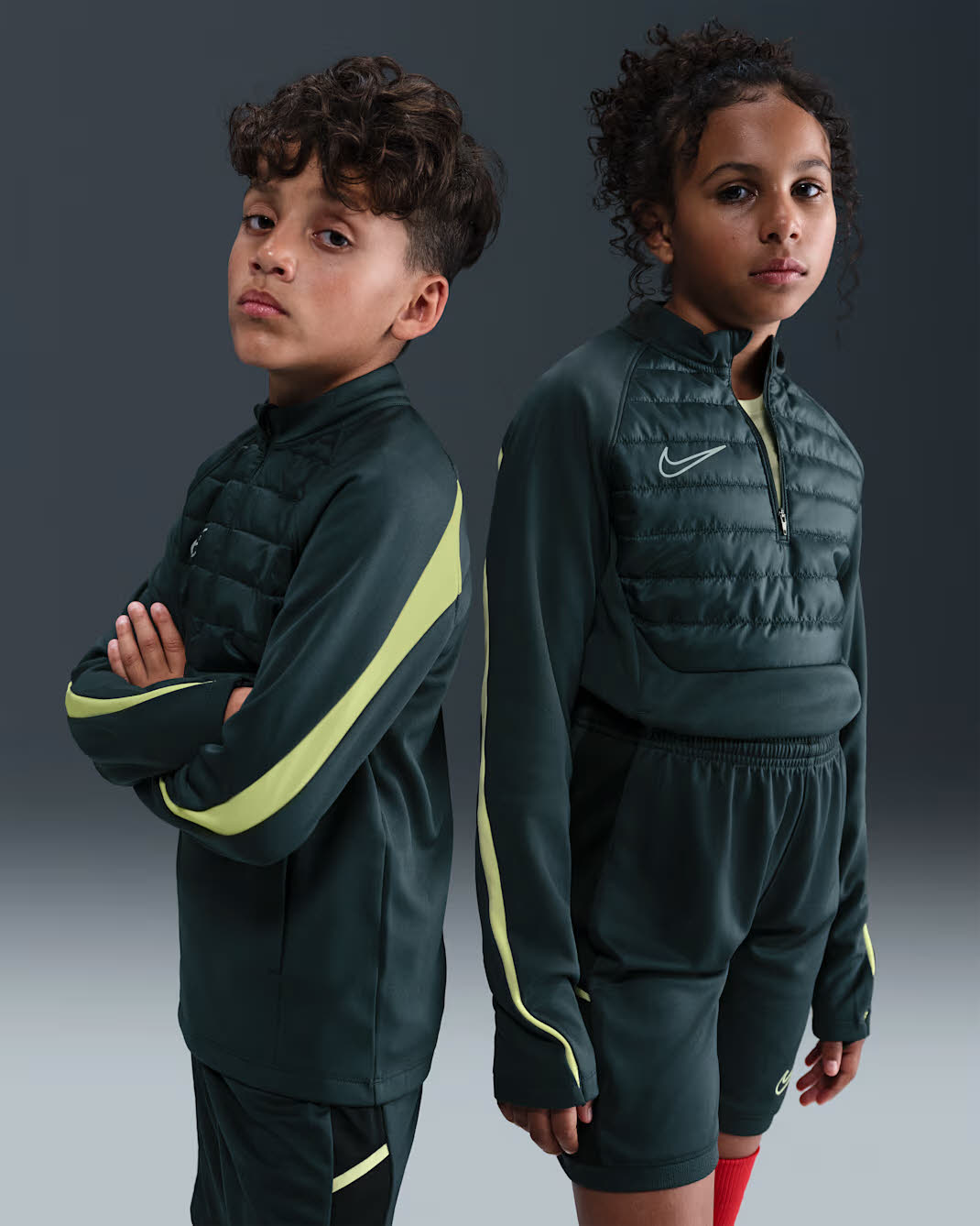 Nike Therma-FIT Academy Trainingsoberteil Kinder schwarz