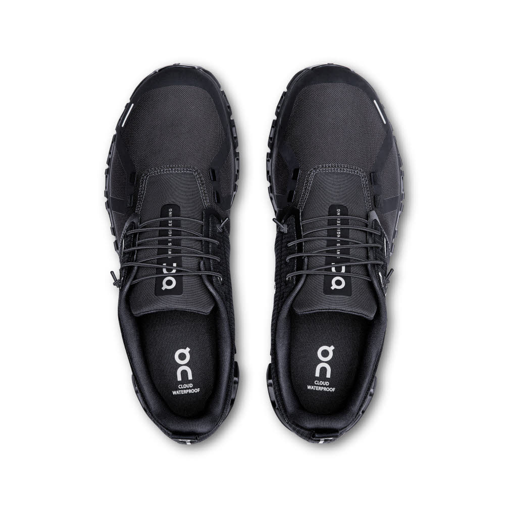ON CLOUD 6 Waterproof Herren Sneaker Low wasserdicht Freizeitschuhe black/black