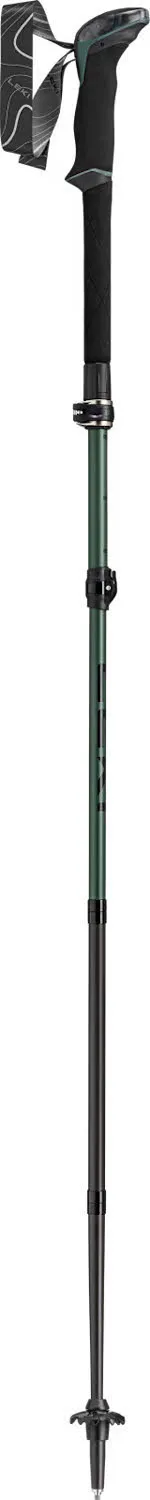 Leki Makalu FX Carbon Unisex Wanderstöcke Trekkingstöcke Faltstöcke grau/grün