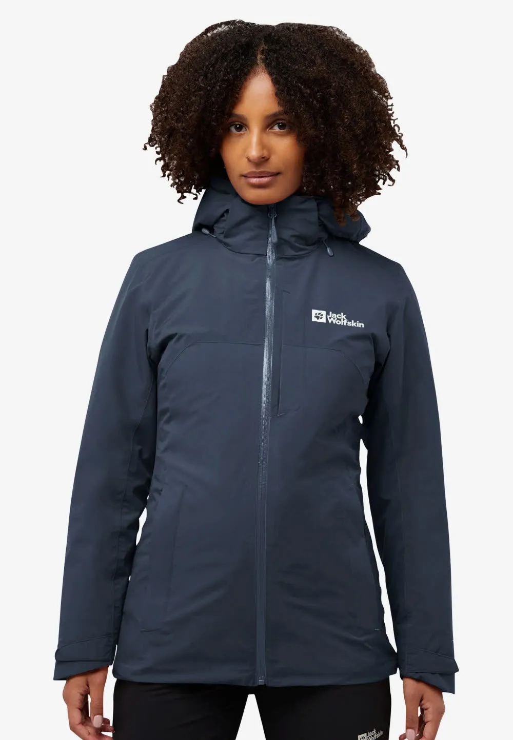 Jack Wolfskin HUNBERG 2 3IN1 JKT Damen 3 in 1 Jacke blau