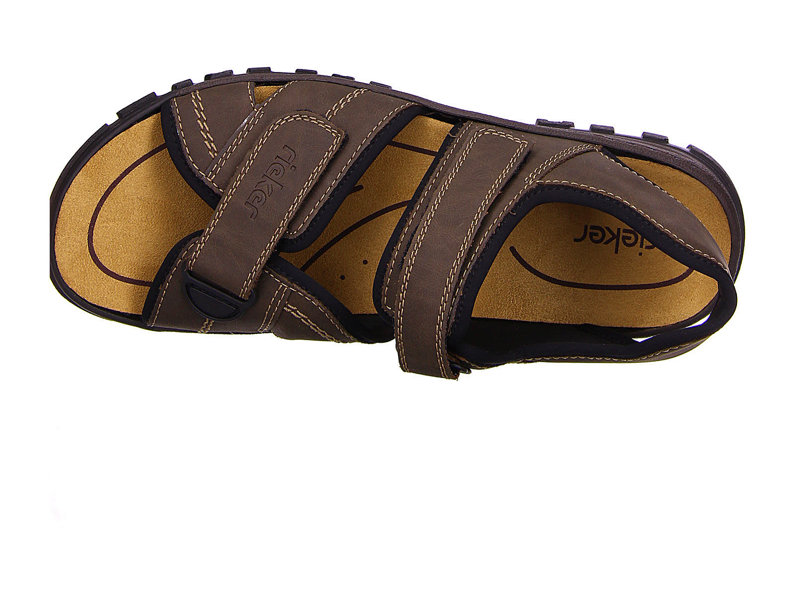 Rieker Sandalen Herren Freizeitschuh Sommerschuh Leder braun NEU