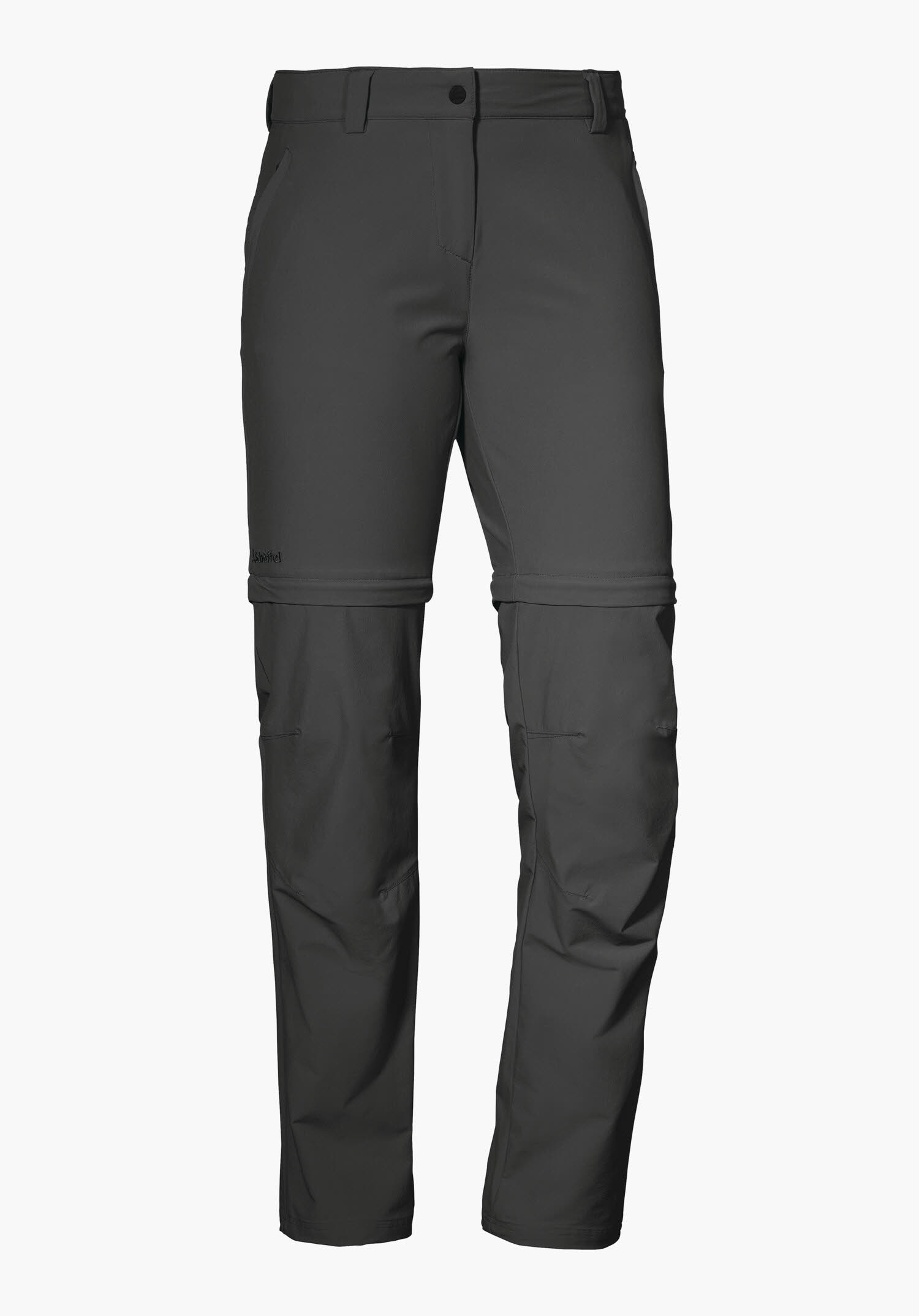 Schöffel Pants Ascona Zip Off Wanderhose Damen grau