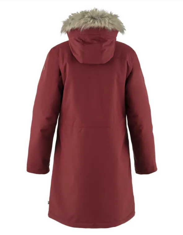 Fjällräven Nuuk Lite Parka W Freizeitmantel Damen rot