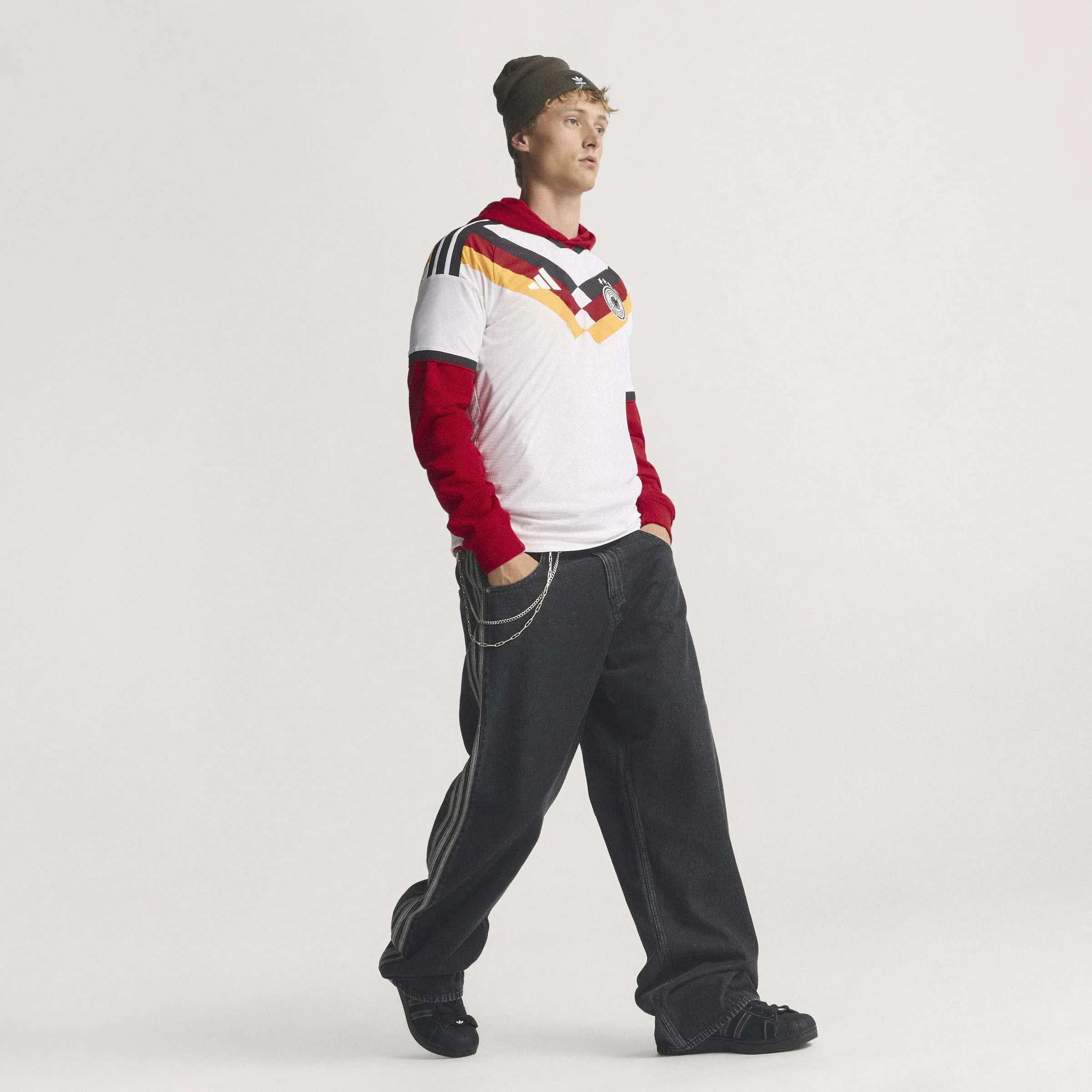 adidas DFB Deutschland 26 Authentic Heimtrikot Herren weiß