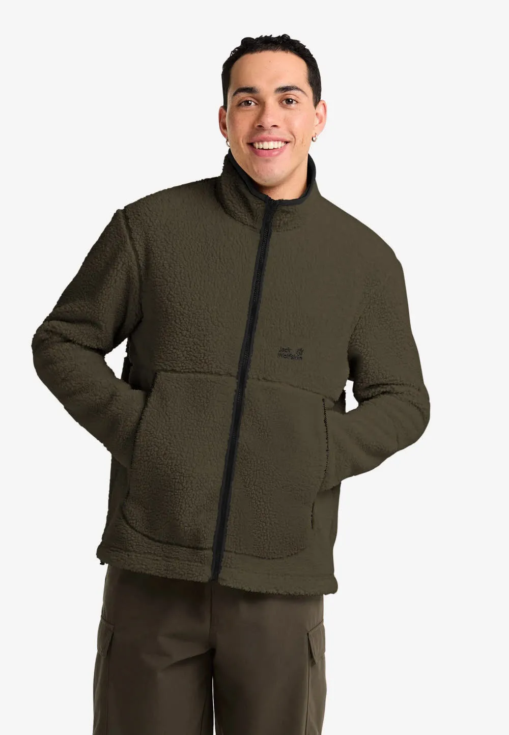 Jack Wolfskin Stone Lite Jkt Herren Fleecejacke grün