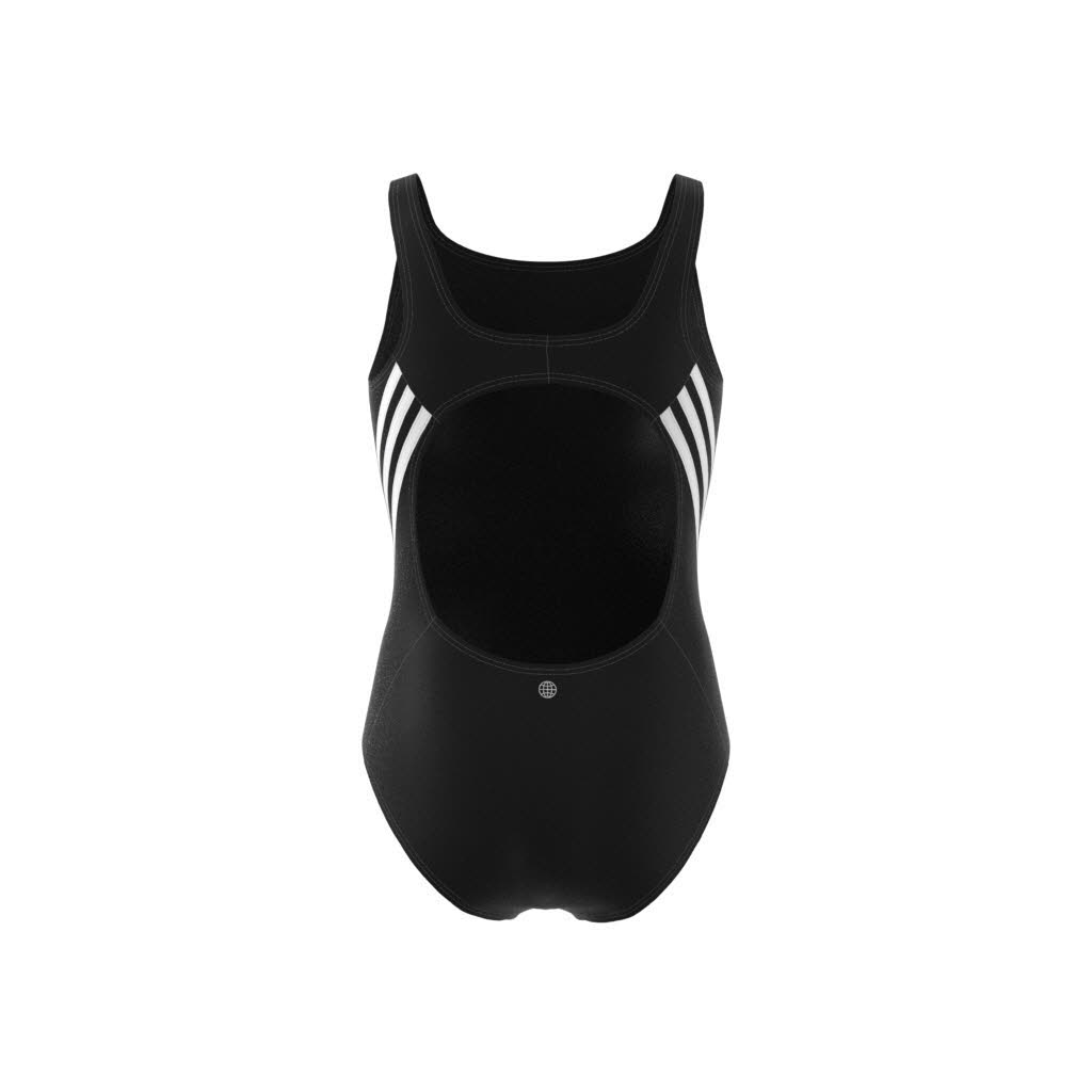 adidas 3-Streifen Badeanzug Schwimmanzug Kinder Mädchen schwarz