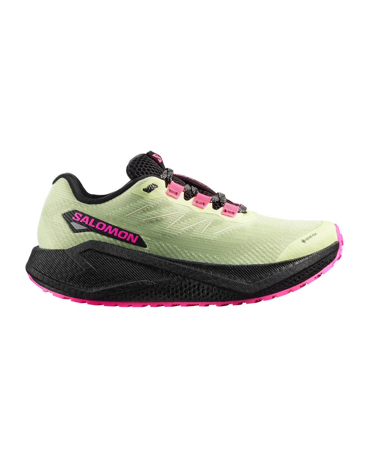 Salomon AERO BLAZE 3 GRVL GTX Damen Laufschuhe Joggingschuhe grün/pink/schwarz