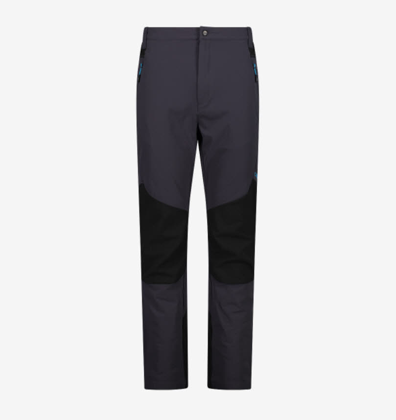 CMP MAN LONG PANT Herren Trekkinghose ungefüttert schwarz NEU