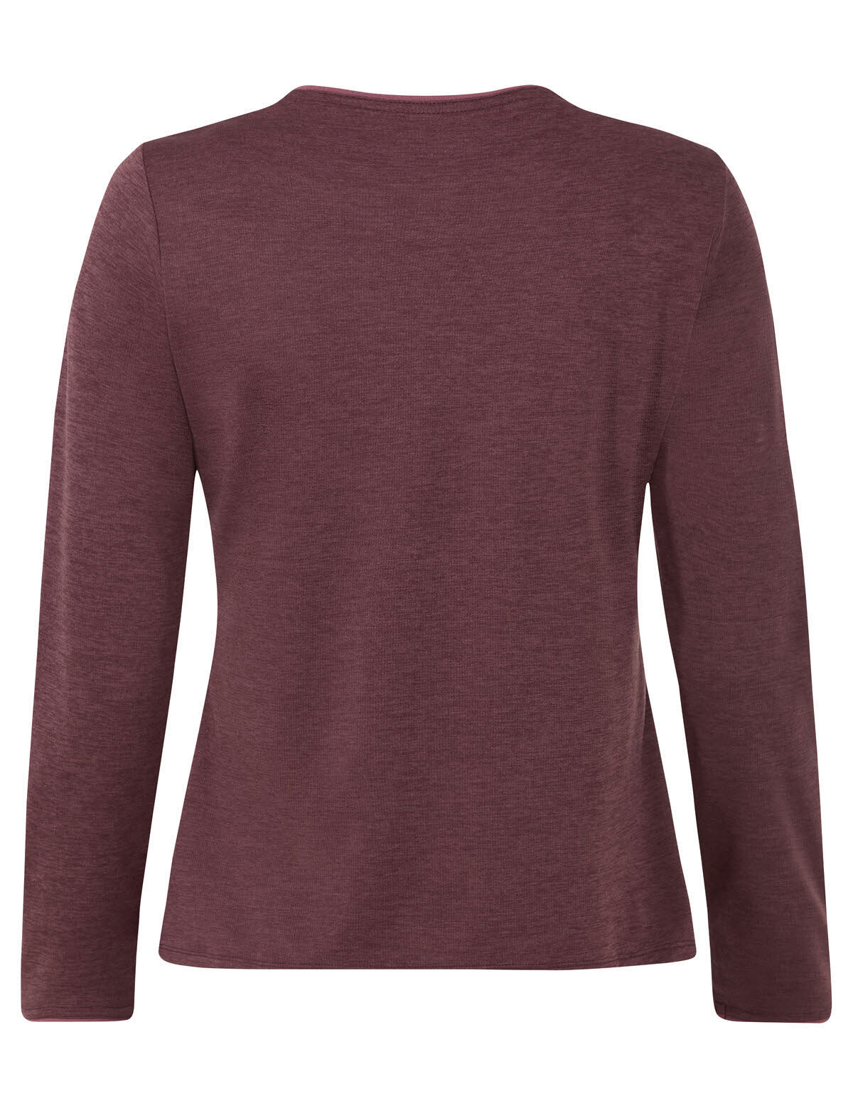 Vaude Essential LS Damen Sweatshirt Langarmshirt ruby dusk
