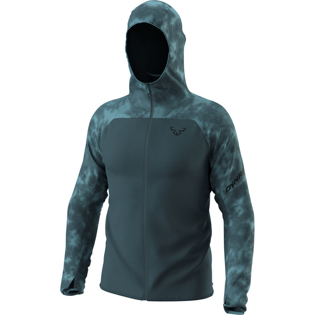 Dynafit TRAIL REFLECTIVE WIND JKT Herren Windjacke Laufjacke grau