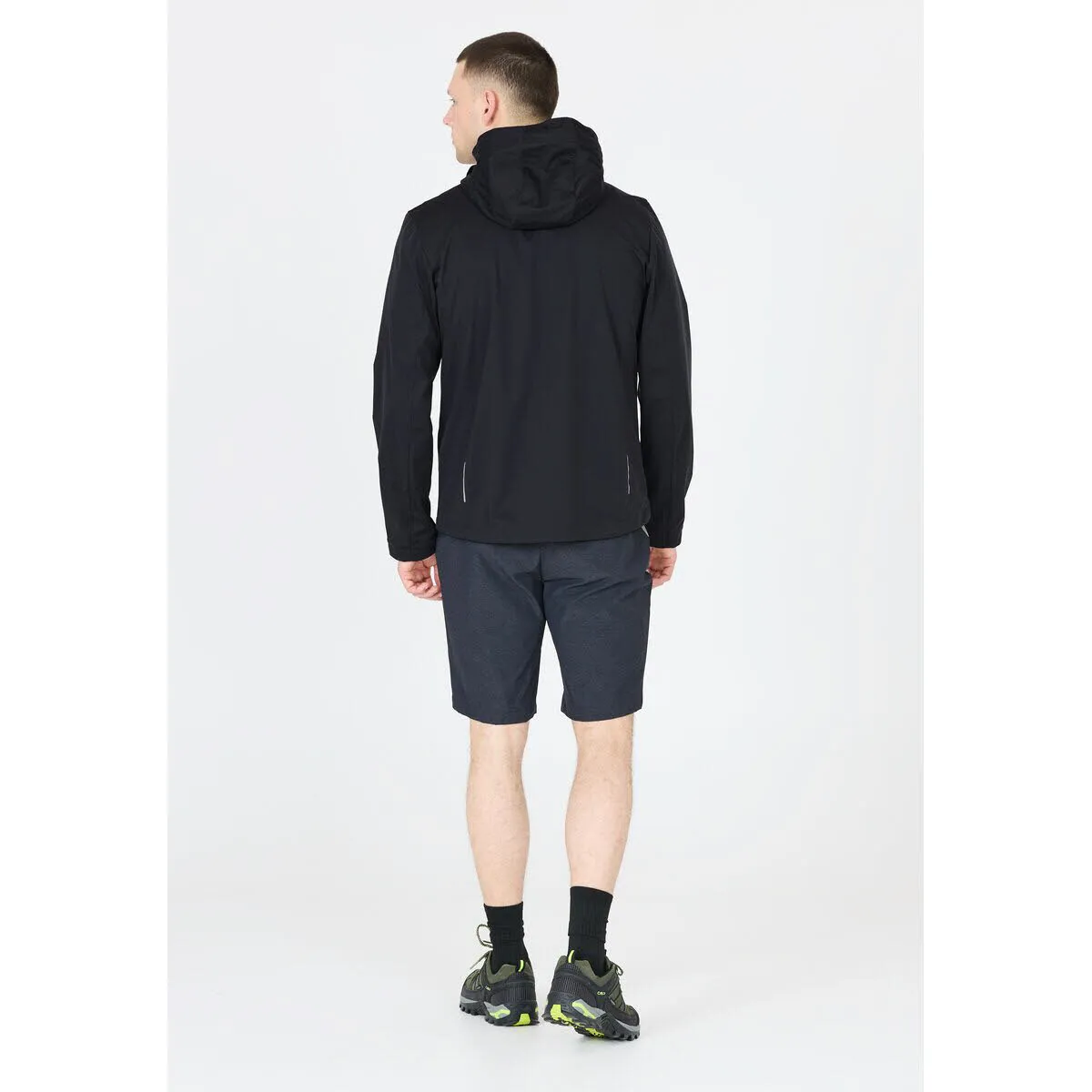 CMP Softshelljacke Kapuzenjacke Herren dunkelgrau schwarz