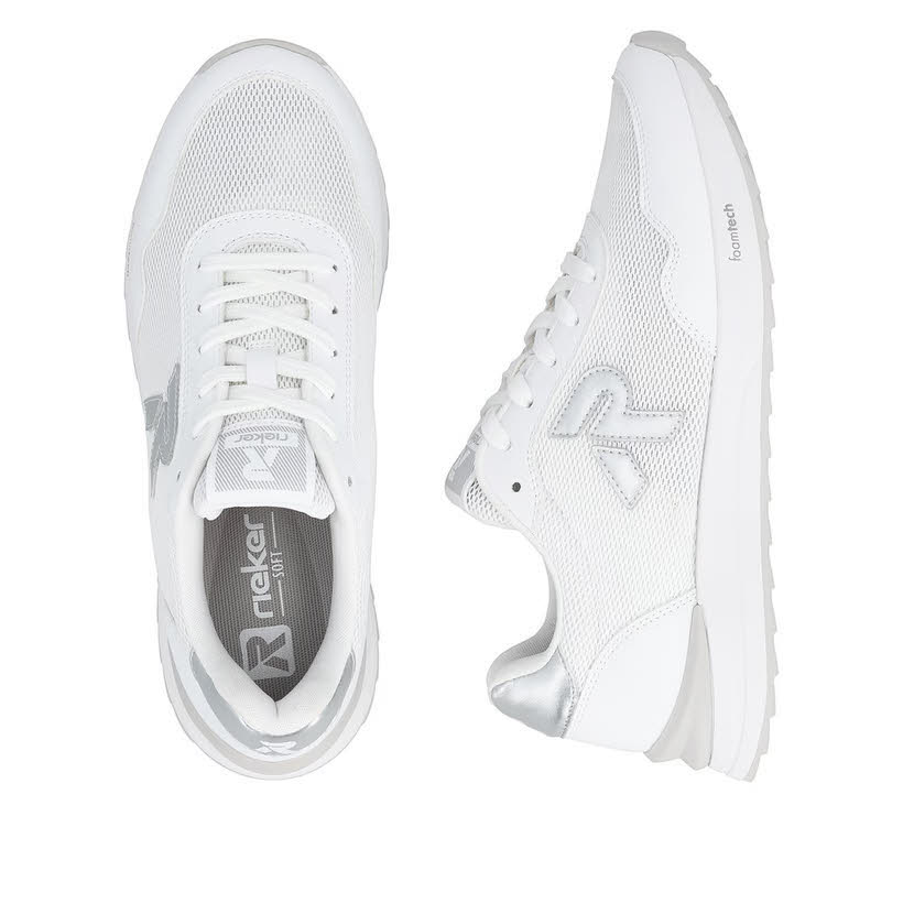 Rieker DamenSneaker Low weiß