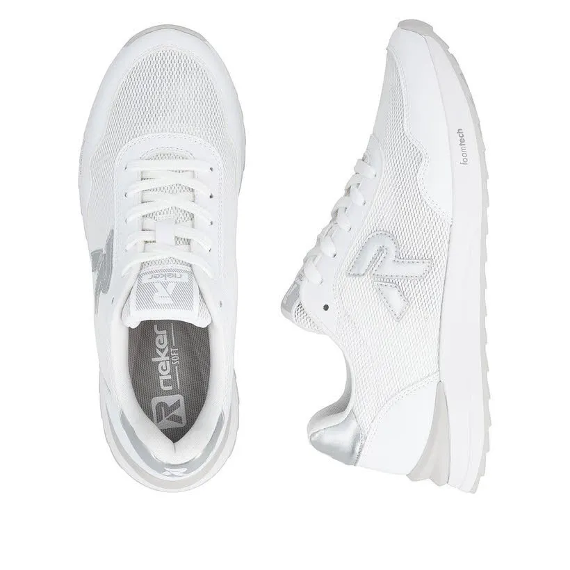 Rieker DamenSneaker Low weiß