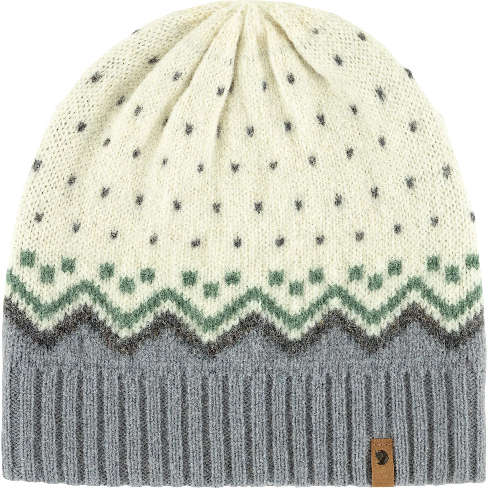 Fjällräven Övik Knit Hat Damen Strickmütze Wintermütze Wollmütze chalk white NEU