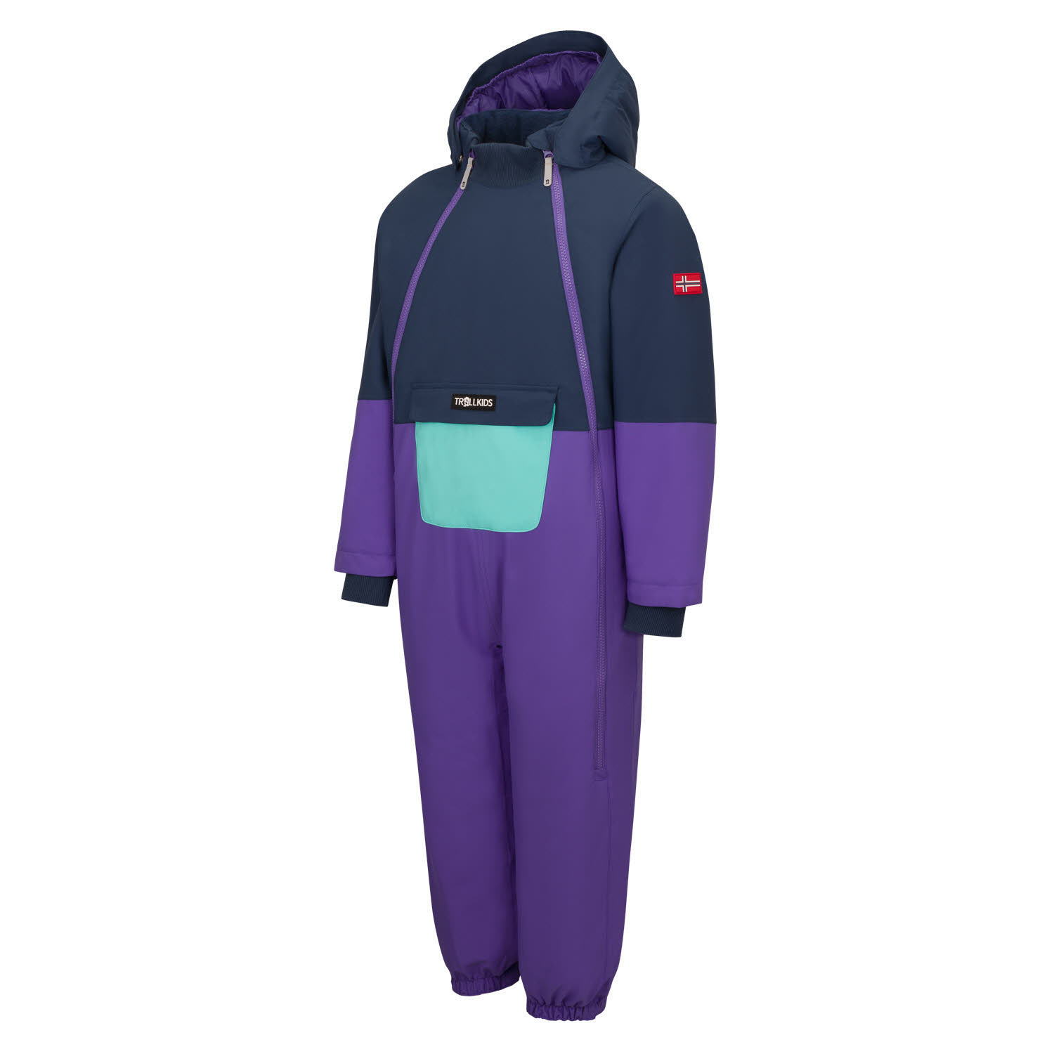 Trollkids Narvik Snowsuit Mädchen Schneeanzug lila