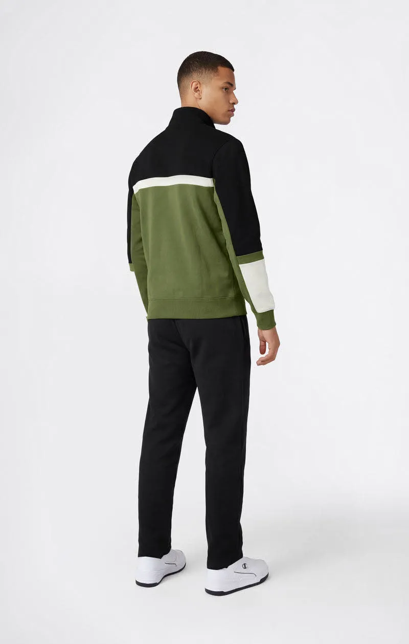 Champion Full Zip Sweat Herren Jogginganzug Trainingsanzug grün