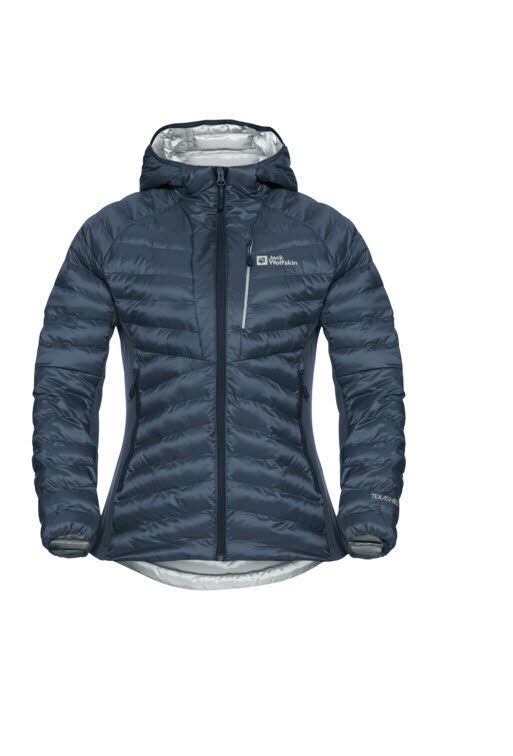 Jack Wolfsskin Routeburn Pro Ins Damen Isolationsjacke Jacke blau