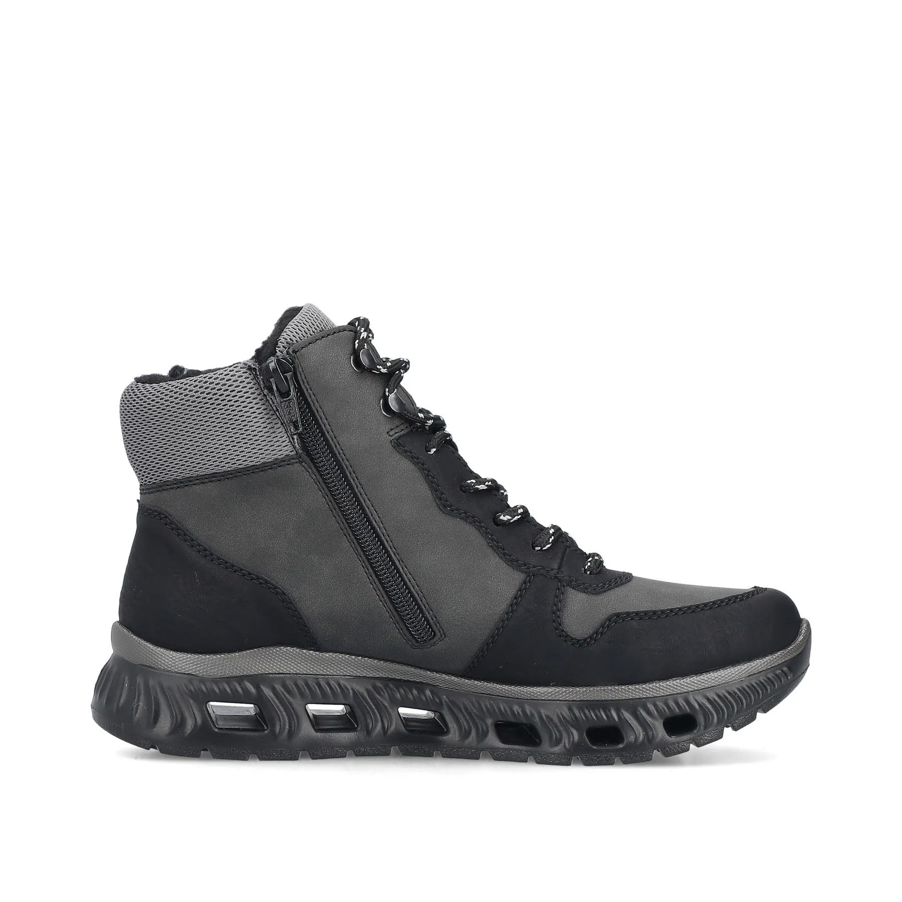 Rieker Damen Sneaker High schwarz