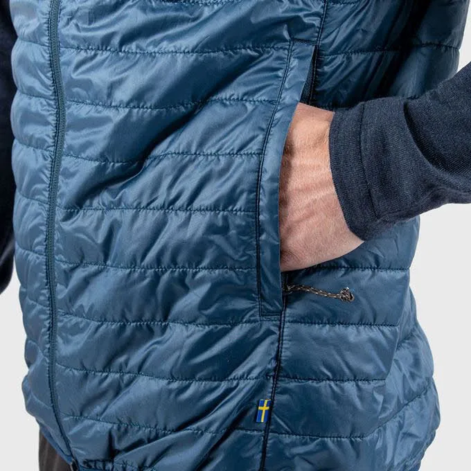 Fjällräven Padded Herren Outdoor Wander Jacke Schwarz NEU