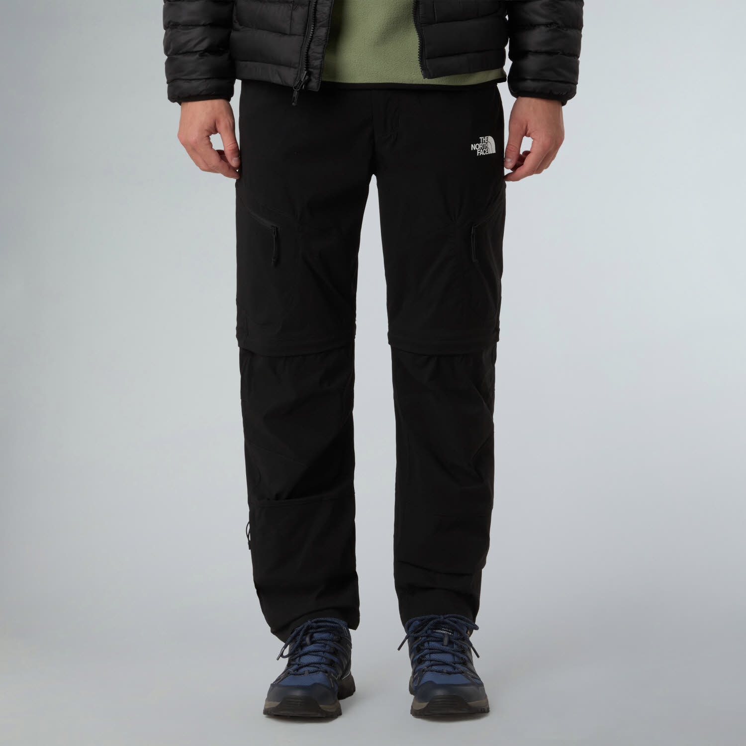 The North Face EXPLO REG TAP CNV PNT Herren Wanderhose Zipp-Off schwarz