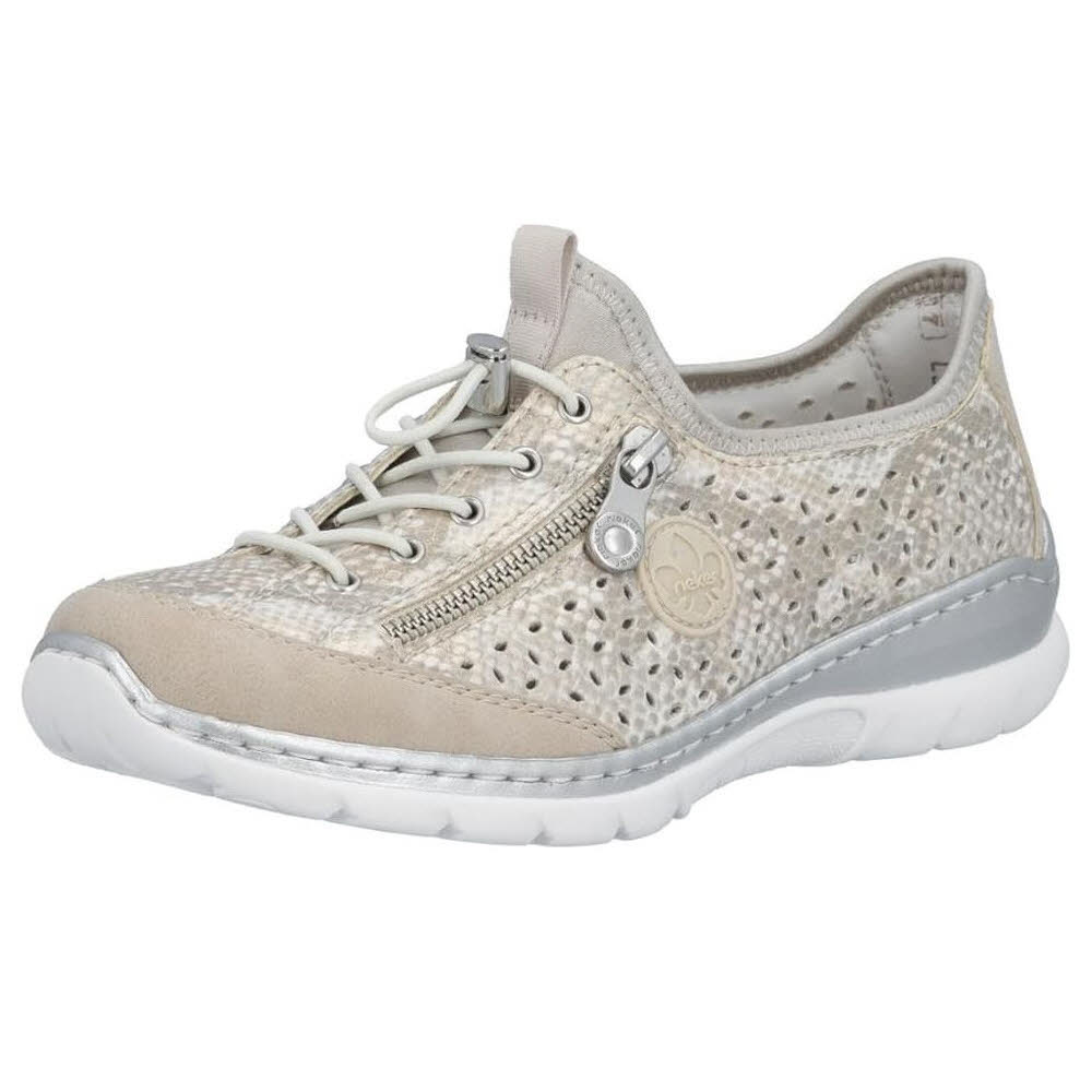 Rieker Damen Slipper Sneaker Low beige