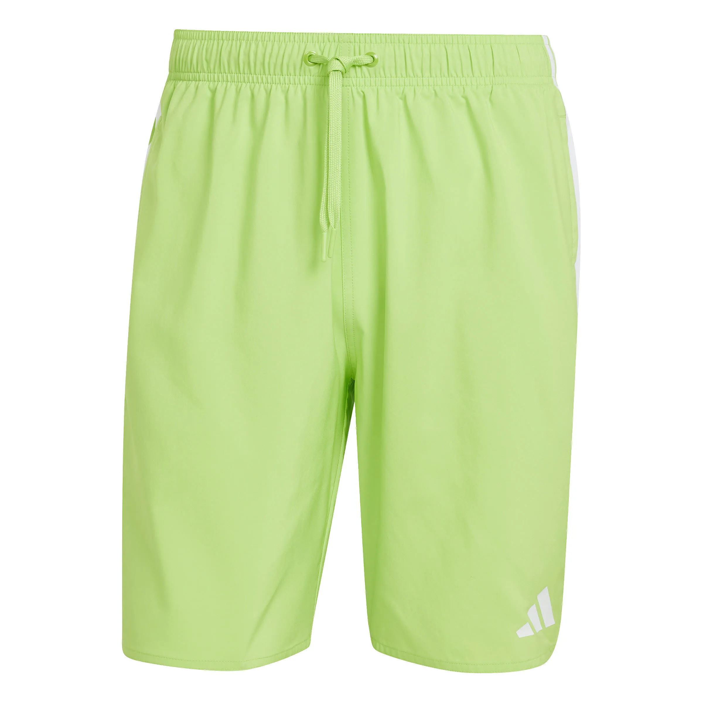 adidas 3-Streifen 8-Inch Badeshorts Badehose Herren hellgrün