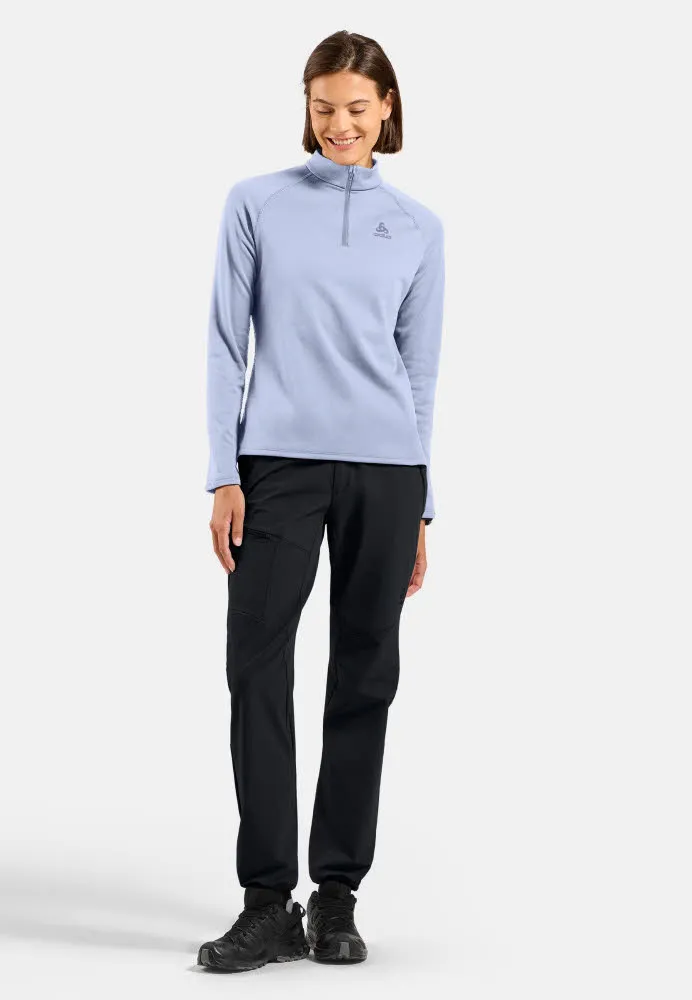 Odlo MIDLAYER BESSO Damen Skirolli Funktionsshirt blau