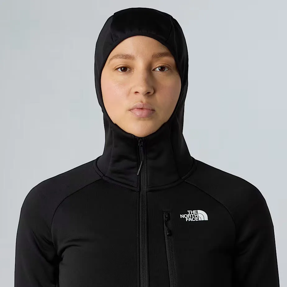 The North Face Meteora Fleece Damen Fleecejacke mit Kapuze schwarz