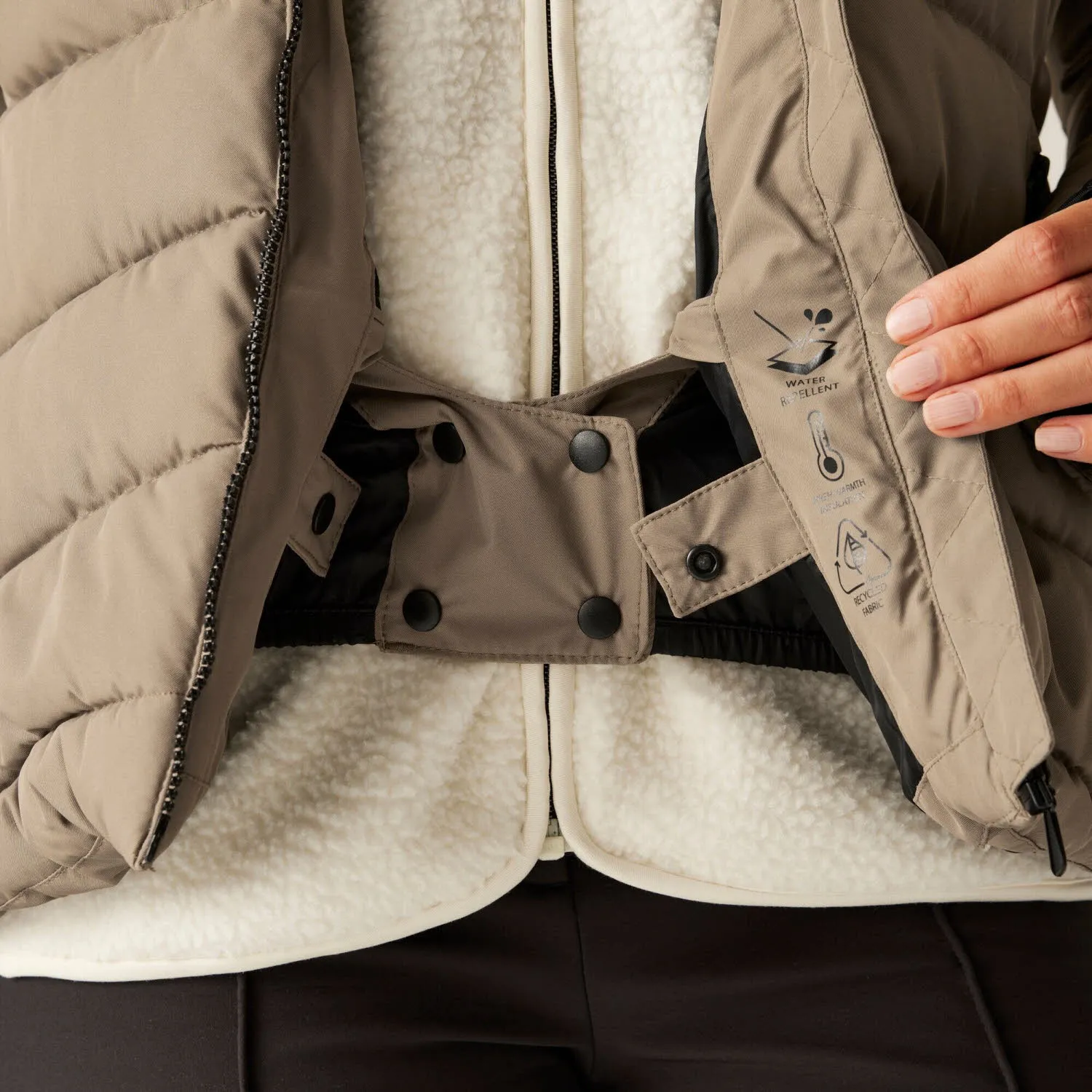 Dare2B Glacier Jacke Damen Skijacke Snowboardjacke braun