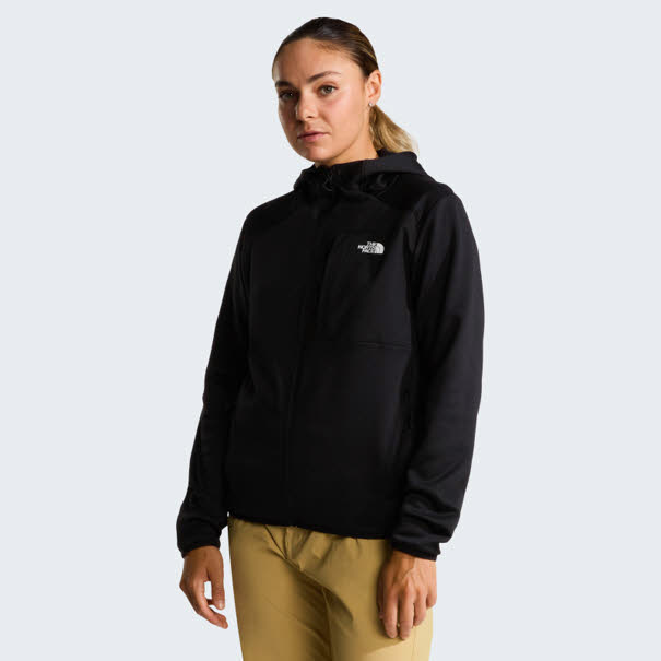 THE NORTH FACE DA TNF PERFORMANCE FLEECE FULL ZIP HOODI Damen Fleecepulli schwarz