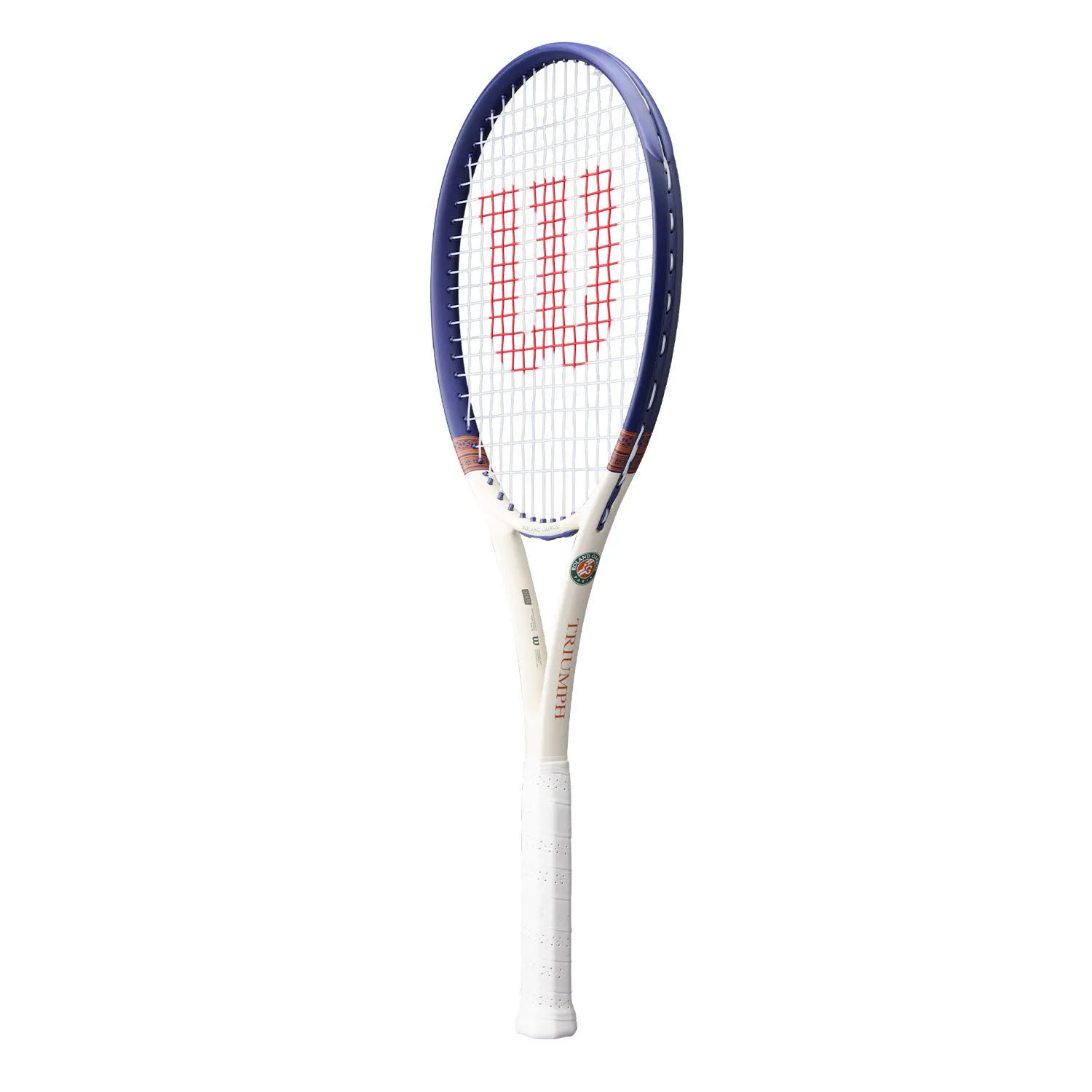 Wilson Roland-Garros 2026 Triumph Unisex Tennisschläger blau/weiß