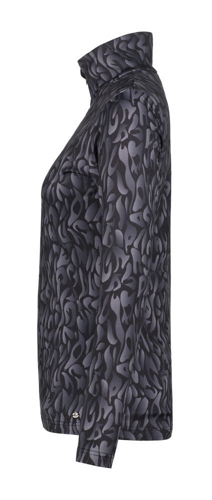 LUHTA SHIRT AHMO Damen Skirolli Midlayer anthrazit