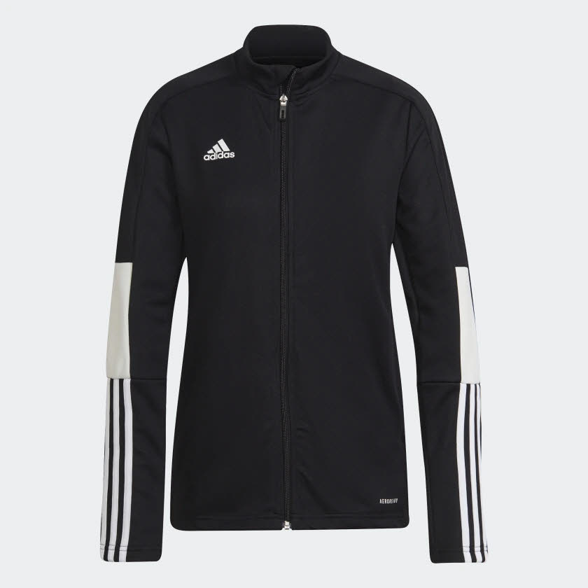adidas Tiro ESSENTIALS Damen Trainingsweste Fußballjacke schwarz NEU