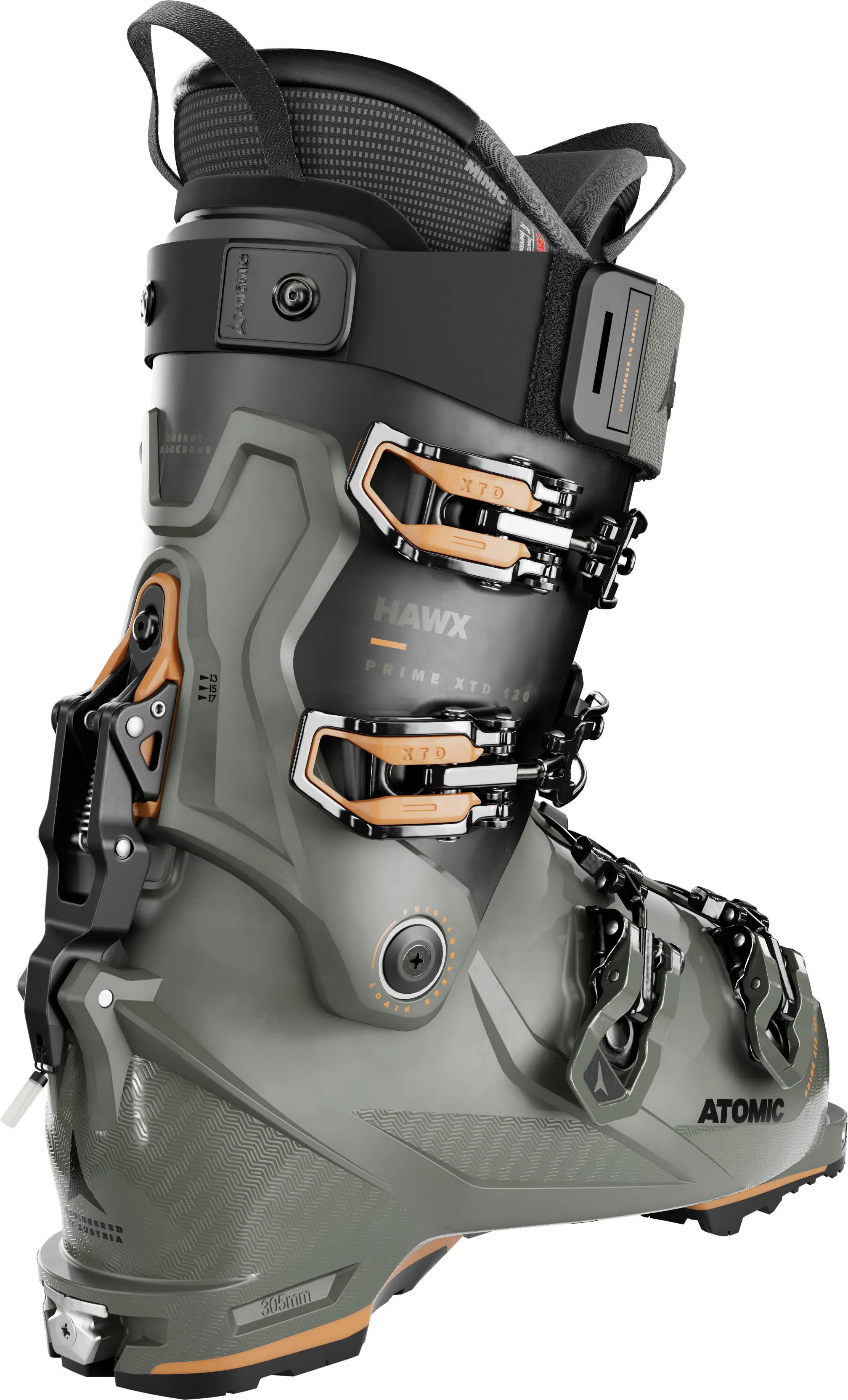 Atomic HAWX PRIME XTD 120 GW Unisex Skischuhe Skiboots 23/24 army green/black NEU