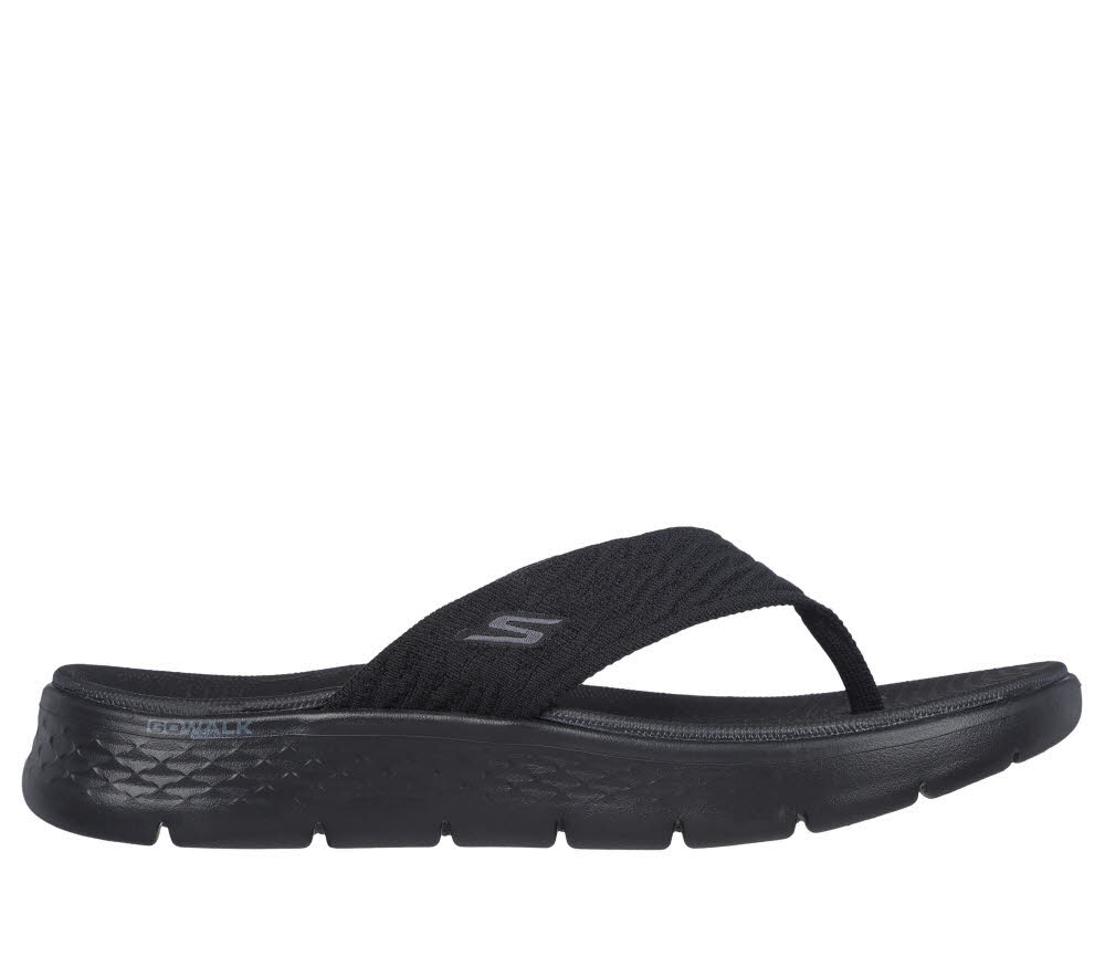 Skechers GO WALK FLEX SANDAL - SPLENDOR Damen Flip-Flops Sandalen schwarz